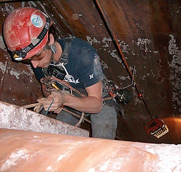 inspecting a duct inspecting a duct